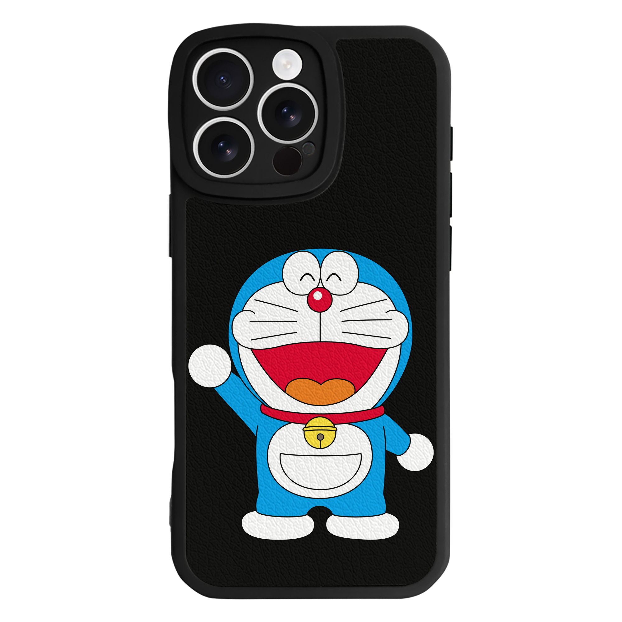 （画像用） ドラえもん Doraemon 【iPhone 16シリーズ対応】シリコンスマホケース（レザー調） 材質：シリコン
